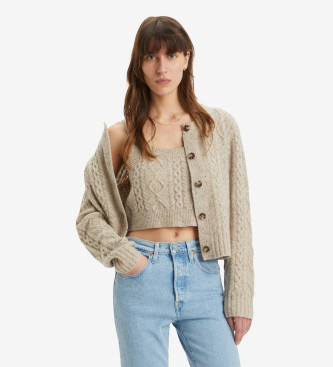 Levi's Kardigan Primrose Cable beżowy