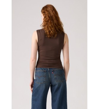 Levi's Topp Kristall Ruched brun