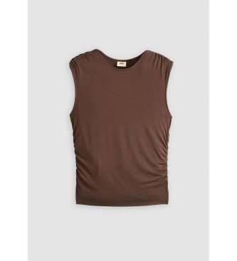 Levi's Topp Kristall Ruched brun