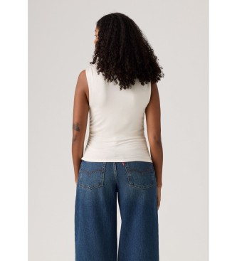 Levi's Top Kristal Gerimpeld Wit