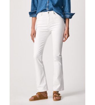 Pepe Jeans Jeans Dion Flare in denim bianco