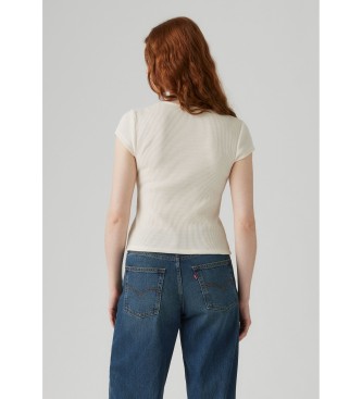 Levi's Majica Dry Goods iz belo-rumene barve