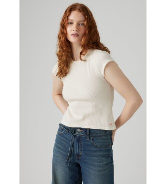 Levi's Majica Dry Goods iz belo-rumene barve