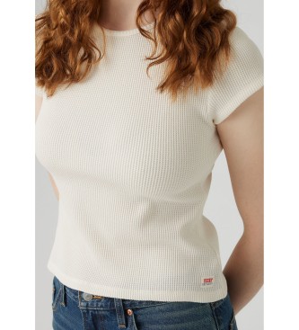 Levi's Majica Dry Goods iz belo-rumene barve
