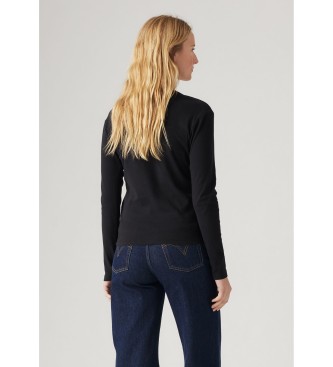 Levi's Majica Essential Housemark črna