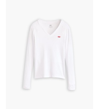 Levi's Camiseta Essential Housemark blanco