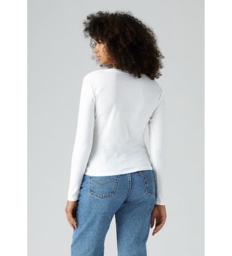 Levi's Camiseta Essential Housemark blanco