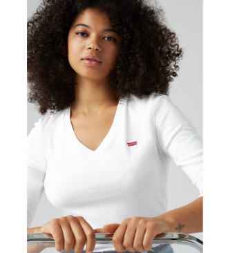 Levi's Camiseta Essential Housemark blanco