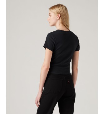 Levi's Koszulka Essential Sporty w kolorze czarnym