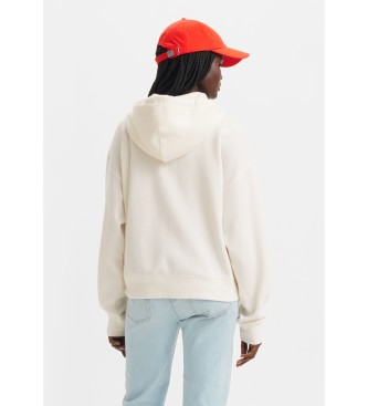 Levi's Everyday off-white hoodie with zip
