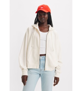 Levi's Everyday off-white hoodie with zip