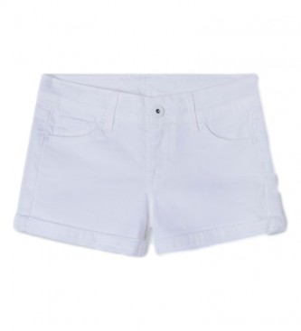 Pepe Jeans Foxtail denim shorts white