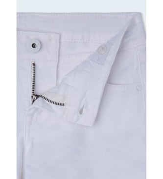 Pepe Jeans Short en denim Foxtail blanc