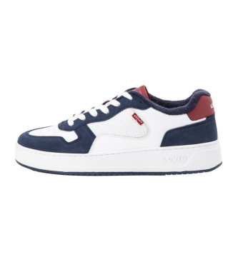 Levi's Glide Leather Sneakers white, navy