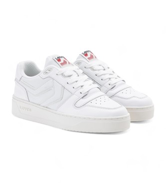 Levi's Zapatillas de piel Glide S L blanco