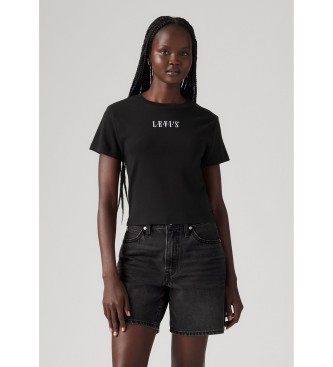Levi's Graficzna koszulka Essential Sporty w kolorze czarnym