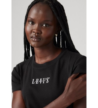 Levi's Graficzna koszulka Essential Sporty w kolorze czarnym