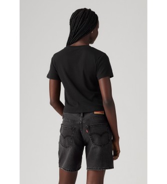 Levi's Graficzna koszulka Essential Sporty w kolorze czarnym