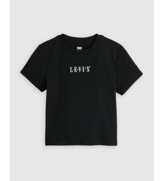 Levi's Graficzna koszulka Essential Sporty w kolorze czarnym