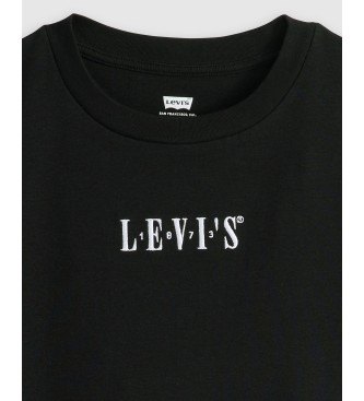 Levi's Graficzna koszulka Essential Sporty w kolorze czarnym