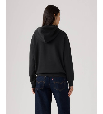 Levi's Felpa con cappuccio nera Graphic Heritage