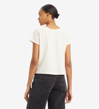 Levi's T-shirt grafica quadrata bianca