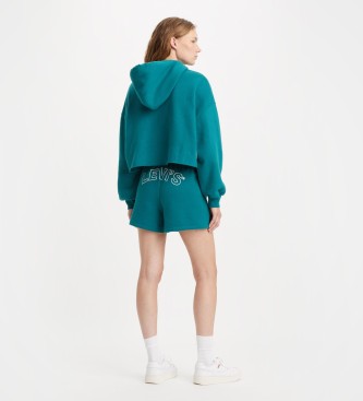 Levi's Graphic Court sports shorts green