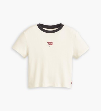 Levi's Camiseta Graphic Essential Sporty blanco roto