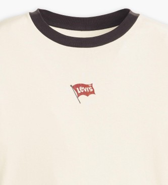 Levi's T-shirt desportiva essencial grfica em branco