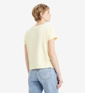 Levi's Grafisch T-shirt Margot geel 