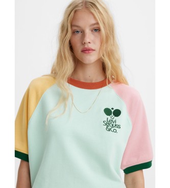 Levi's Multicolour Grafisch sweatshirt met korte mouwen