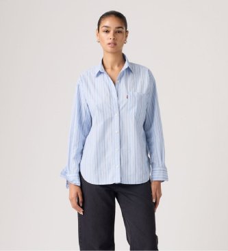 Levi's Harlie Boyfriend Shirt svetlo modra