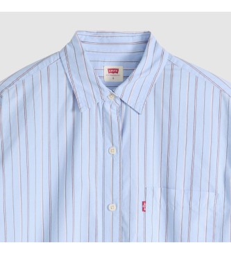 Levi's Harlie Boyfriend Shirt svetlo modra