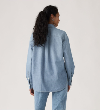 Levi's Harlie Boyfriend Shirt modra