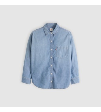 Levi's Harlie Boyfriend Shirt modra