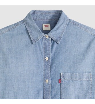 Levi's Harlie Boyfriend Shirt modra