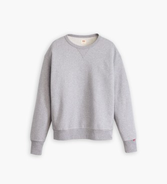 Levi's Sudadera de cuello redondo Heritage gris