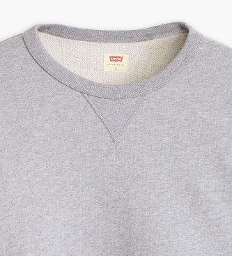 Levi's Sweat-shirt gris  col ras du cou Heritage