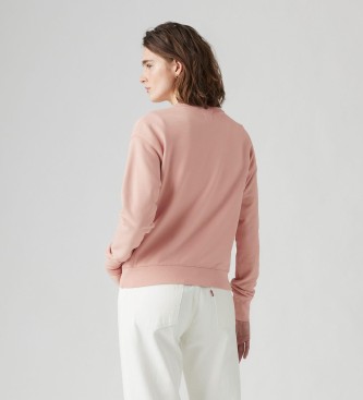 Levi's Sweat-shirt  col ras du cou Heritage rose