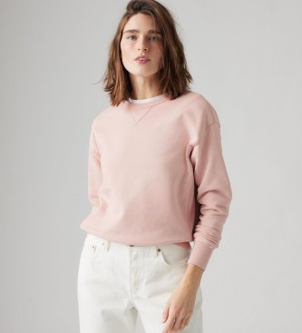 Levi's Sweat-shirt  col ras du cou Heritage rose