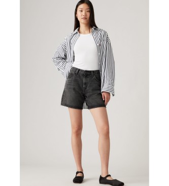 Levi's High Rise Baggy Shorts black