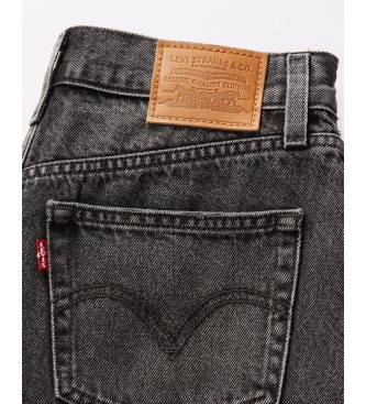 Levi's High Rise Baggy Shorts black