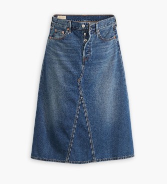 Levi's Jupe trapze taille haute Decon bleu