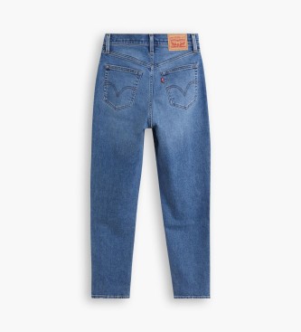 Levi's Dżinsy Tiro Alto Mom niebieskie