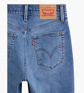 Levi's Dżinsy Tiro Alto Mom niebieskie