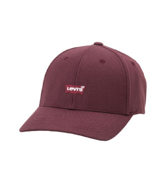 Levi's Housemark Flexfit maroon cap