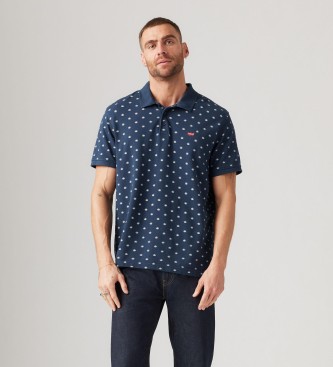 Levi's Granatowa koszulka polo Housemark