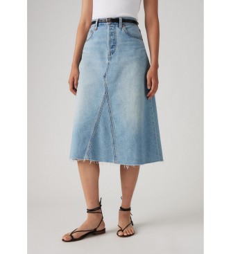 Levi's A-line nederdel med hj talje Decon bl
