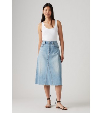 Levi's A-line nederdel med hj talje Decon bl