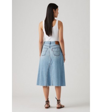 Levi's A-line nederdel med hj talje Decon bl